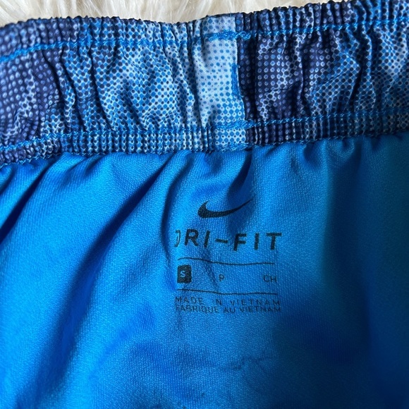 Nike dri fit Tempo athletic running shorts blue built-in panty, size small - Picture 10 of 10